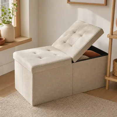 Lift Top Storage Ottoman